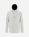 Herno City Life Blazer In Grey Pearl