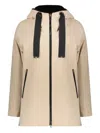 Herno City Life Hooded Padded Jacket In Metallic