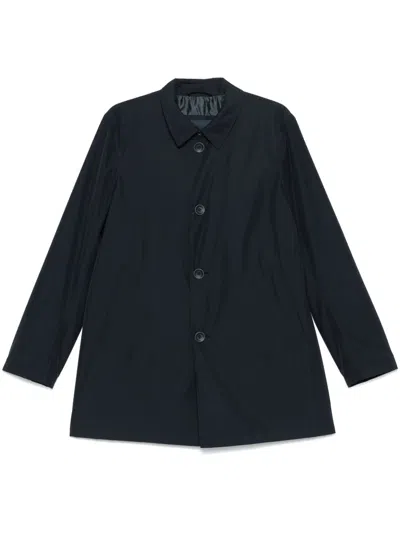 Herno Classic-collar Jacket In Blue