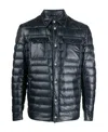 Herno Classic-collar Padded Jacket In Black
