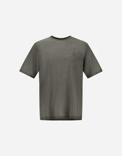 Herno Classic Cotton T-shirt - Unisex In Salvia Chiaro