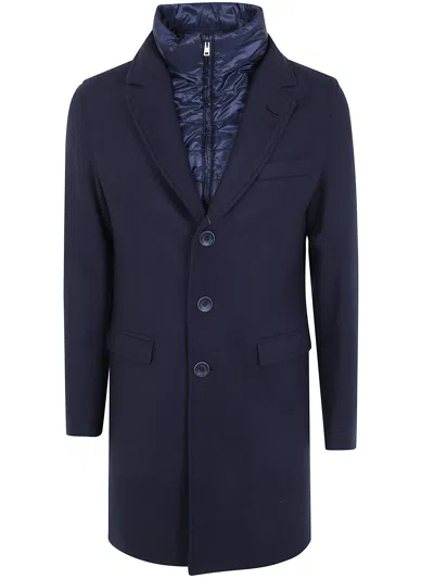 Herno Classic Man Coat In Blue