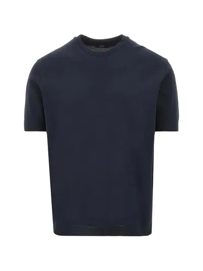 Herno Classic T-shirt In Black