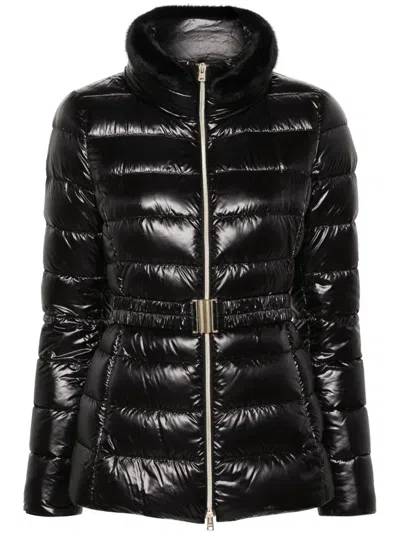 HERNO HERNO CLAUDIA BELTED DOWN JACKET