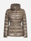 Herno Claudia Quilted Nylon Down Jacket In Dove,grey