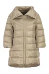 Herno Cleofe Coat In Brown