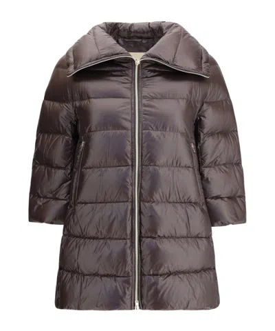 HERNO HERNO CLEOFE CROPPED-SLEEVE DOWN JACKET