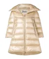 Herno Padded Zipped Coat In Nude