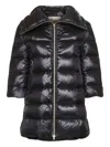 Herno Cleofe Midi Down Jacket In Black