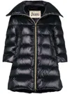 Herno Cleofe Midi Down Jacket In Blue