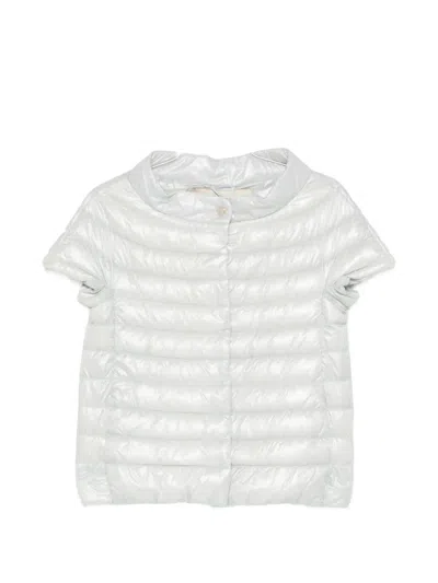 Herno Sleeveless Quilted Vest In Gray