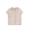 Herno Cleofe Quilted Puffer Jacket In Neutral