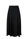Herno A-line Midi Skirt In Black