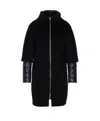Herno Layered-sleeved Zip-up Down Coat