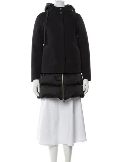 Pre-owned Herno Coat In Black