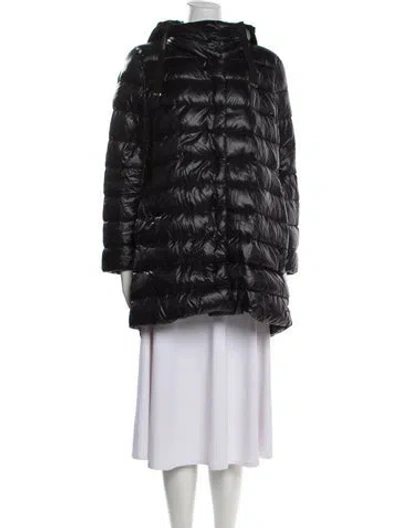 Pre-owned Herno Coat In Black