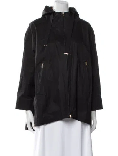 Pre-owned Herno Coat In Black