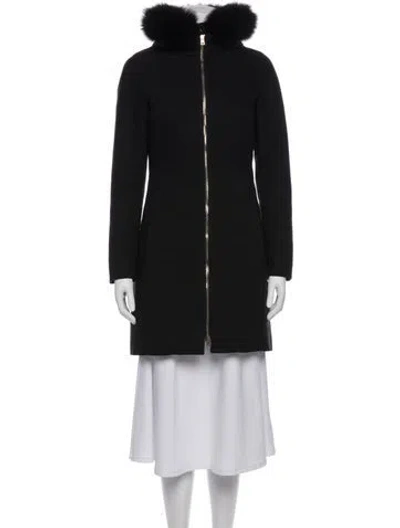Pre-owned Herno Coat In Black