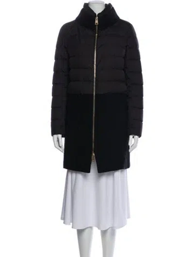 Pre-owned Herno Coat In Black