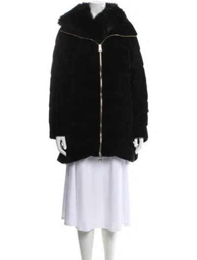 Pre-owned Herno Coat In Black