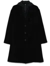 Herno Hooded Coat In Black  