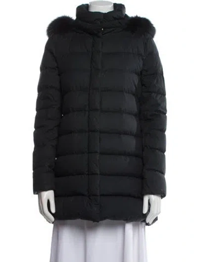 Pre-owned Herno Coat In Blue