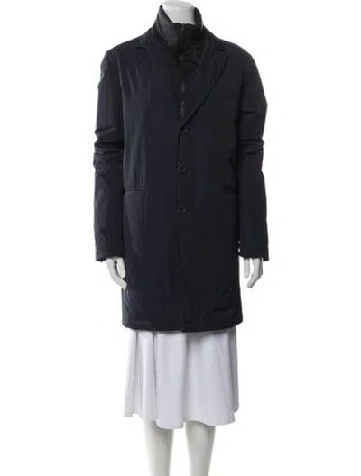 Pre-owned Herno Coat In Blue