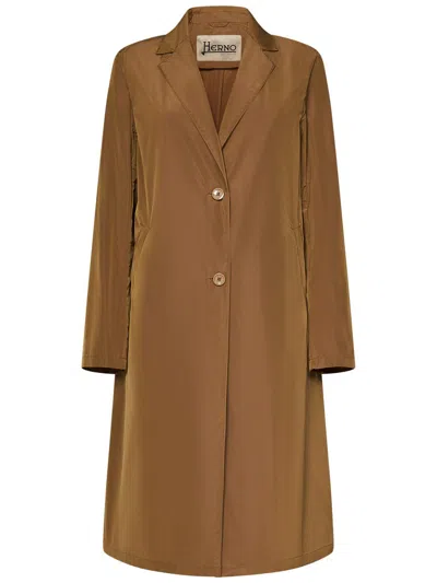 Herno Coat In Brown
