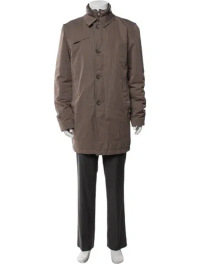 Pre-owned Herno Coat In Brown