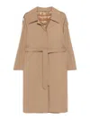 Herno First-aact Coat In Brown
