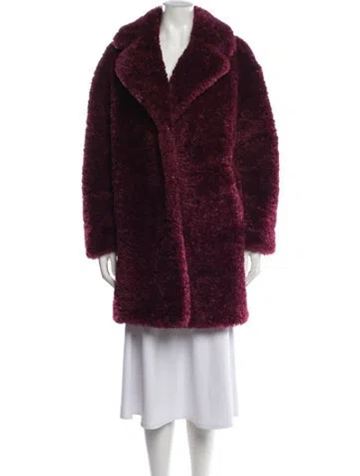 Pre-owned Herno Coat In Burgundy