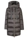 Herno A-shape Down Jacket In Gray