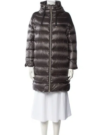 Pre-owned Herno Coat In Gray