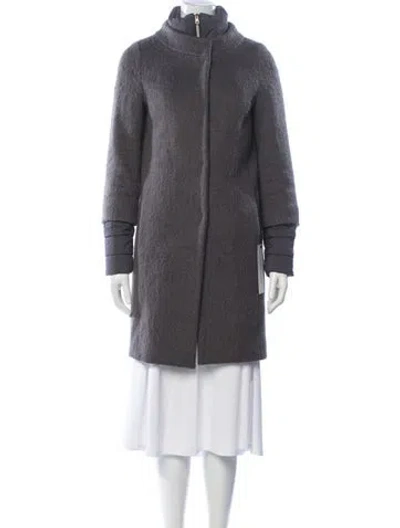 Pre-owned Herno Coat In Gray