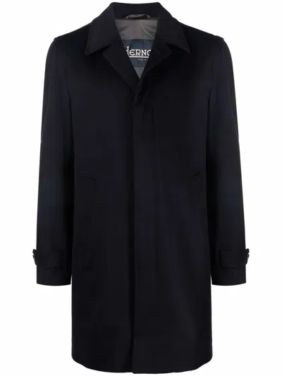 HERNO COAT IN BRUSHED CASHMERE WOOL