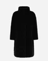 Herno Faux-fur Coat In Black
