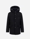 Herno Kids' Coat In Ecowool And Nylon Chamonix In Blue
