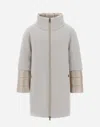 Herno Layered Padded Coat In Chantilly