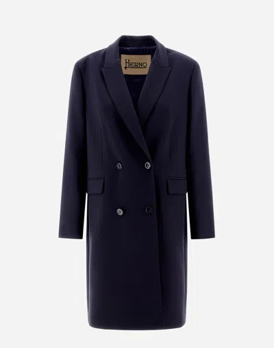 Herno エブリデイ コート In Navy Blue