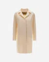 Herno Coat In First-act Pef In Neutral