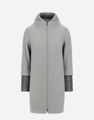 HERNO HERNO COAT IN NEW CASHMERE E NYLON ULTRALIGHT