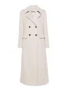 Herno Coat In Luxury Wool In Light Beige
