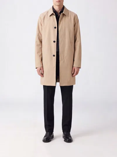 Herno Coat Men Color Beige In Nude