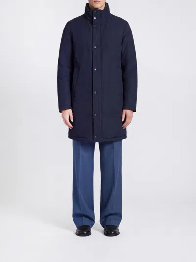 Herno Coat Men Color Blue