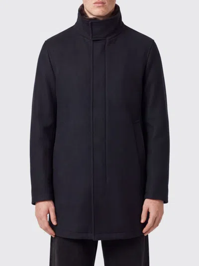Herno Coat Men Color Blue In Black