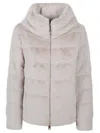 Herno Coat In Neutral