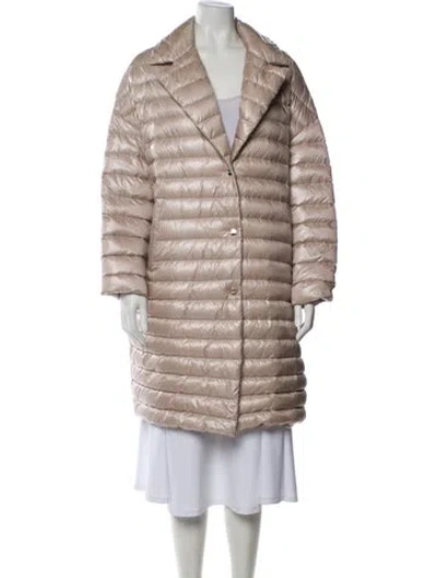 Pre-owned Herno Coat In Neutral