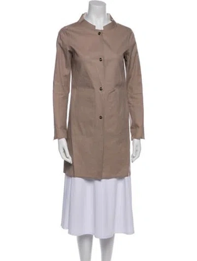 Pre-owned Herno Coat In Neutral