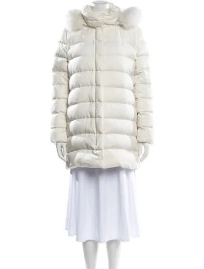 Pre-owned Herno Coat In Neutral