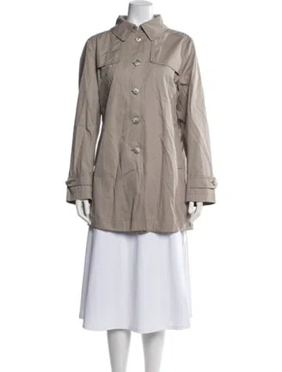 Pre-owned Herno Coat In Neutrals